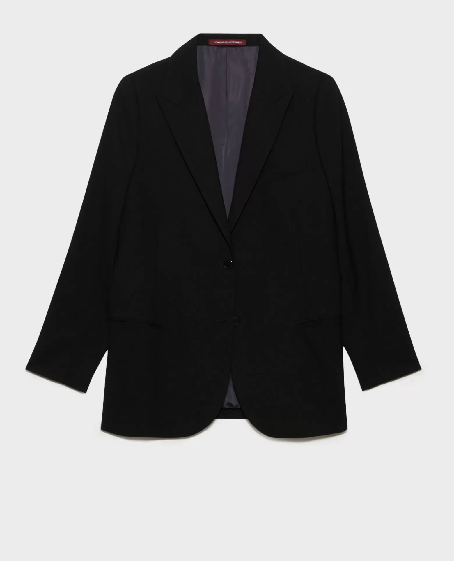 Jacken & Trenchcoats | Comptoir des Cotonniers Blazer Aus Wolle 4216 Black_Beauty